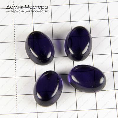 K-K-001699 - стекло. кабошон, 20х15х8мм, полупрозрачный