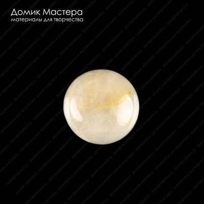 K-K-001704 - кварц розовый, кабошон, натуральный камень, Африка, 16х5мм
