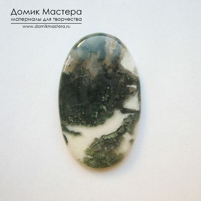 K-K-001718 - агат индийский, кабошон, натуральный камень, 48х29х4мм