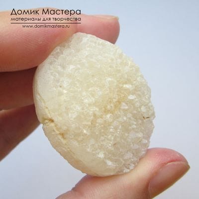 K-K-001740 - кварц, друза, кристаллы, щеточка, натуральный камень, вставка, 40х32х15мм
