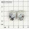 K-K-001741 - пара агатов (опал) моховых, кабошоны, Турция, натуральный камень, 22х15х3мм