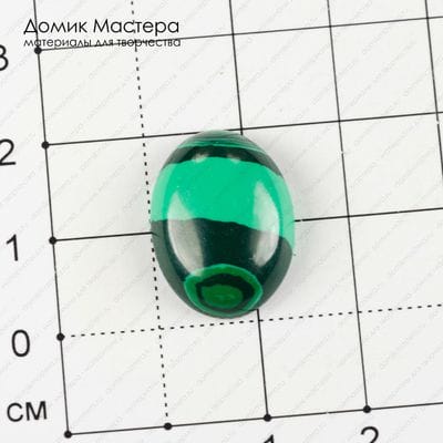 K-K-001749 - ювелирный пластик, кабошон, 20х15х5мм