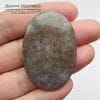 K-K-001772 - фуксит с рубином (поделочного качества) и кианитом, кабошон, натуральный камень, 44х30х3мм