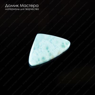 K-K-001783 - ларимар, кабошон, натуральный камень, Доминиканская республика, 27х18х3мм
