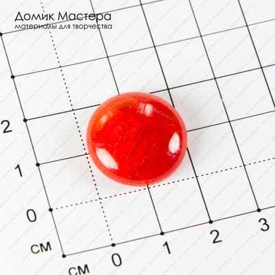 K-K-001787 - агат, кабошон, натуральный камень, тонирован, 20х5мм