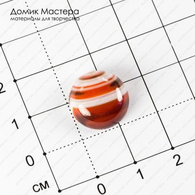 K-K-001791 - агат, кабошон, натуральный камень, 15х5мм