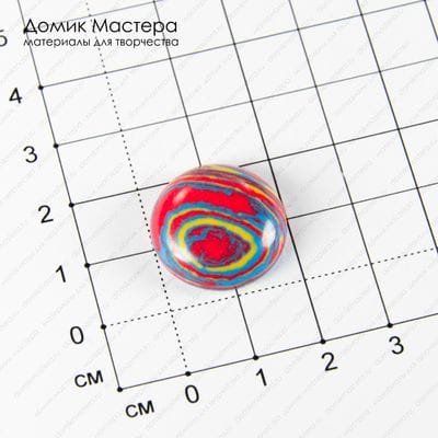 K-K-001801 - кабошон, ювелирный пластик, кабошон, 20х6мм