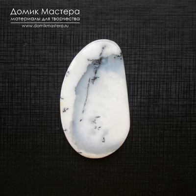 K-K-001825 - опал моховой, кабошон, натуральный камень, Турция, 43х25х4мм