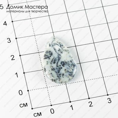 K-K-001828 - опал моховой, кабошон, натуральный камень, Турция, 27х18х4мм