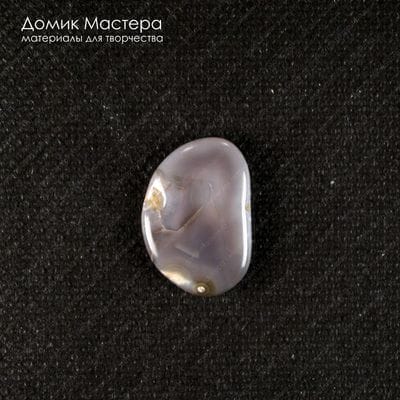 K-K-001947 - агат, галтовка, кабошон, натуральный камень, Африка, 30х20х4мм