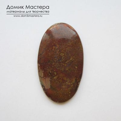 K-K-001961 - агат, кабошон, натуральный камень, Африка, 53х30х5мм