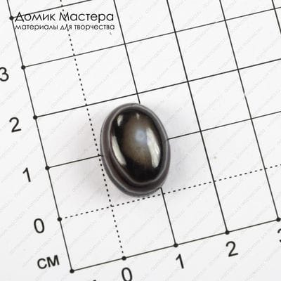 K-K-001969 - агат, кабошон, натуральный камень, Африка, 18х13х7мм