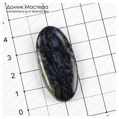 K-K-001978 - петерсит, кабошон, натуральный камень, 41х20х5мм
