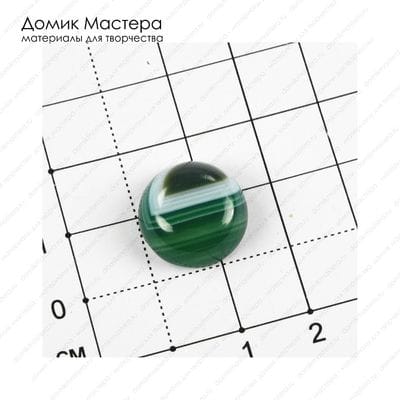 K-K-001982 - агат, кабошон, тонирован, натуральный камень, 16х6мм