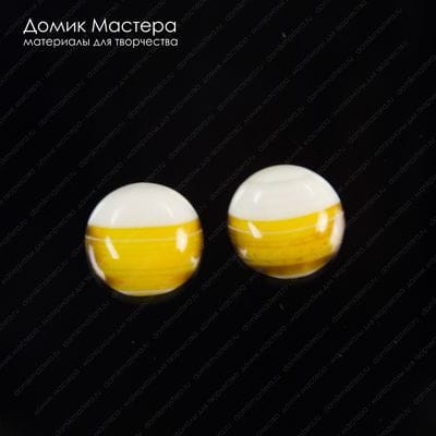 K-K-002001 - агат, пара кабошонов, натуральный камень, 15х6мм