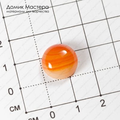 K-K-002088 - агат, кабошон, натуральный камень, 14х5мм
