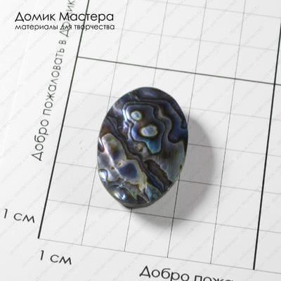 K-K-002124 - абалон (халиотис), вставка, 31х21х5мм