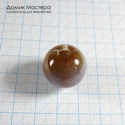 K-K-002137 - агат, шар (без отверстий!), натуральный камень, 19мм
