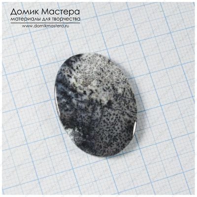 K-K-002157 -  опал моховой, кабошон, натуральный камень, Турция, 30х22х3мм
