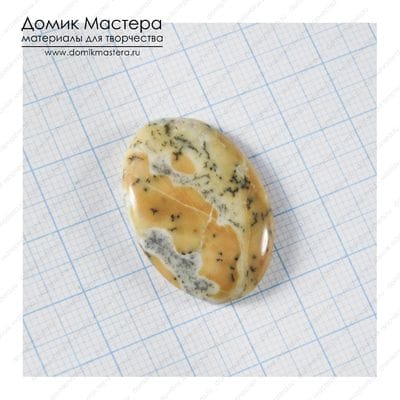 K-K-002159 -  опал моховой, кабошон, натуральный камень, Турция, 30х21х5мм