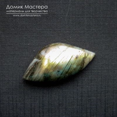 K-K-002174 - лабрадор, кабошон, натуральный камень, Мадагаскар, 35х17х6мм