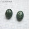K-K-002187 - агат индийский, пара кабошонов, натуральный камень, 18х13х7мм