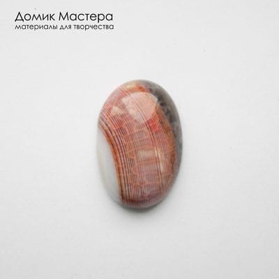 K-K-002190 - агат, кабошон, тонирован, натуральный камень, 29х20х7мм