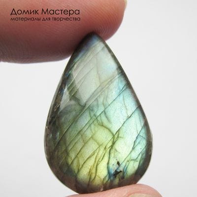 K-K-002201 - лабрадор, кабошон, натуральный камень, Мадагаскар, 30х20х7мм