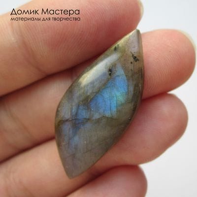 K-K-002229 - лабрадор, кабошон, натуральный камень, Мадагаскар, 34х15х6мм