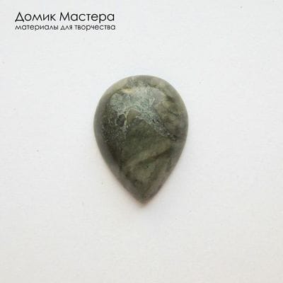 K-K-002256 - яшма, кабошон, натуральный камень, 17х12х4мм