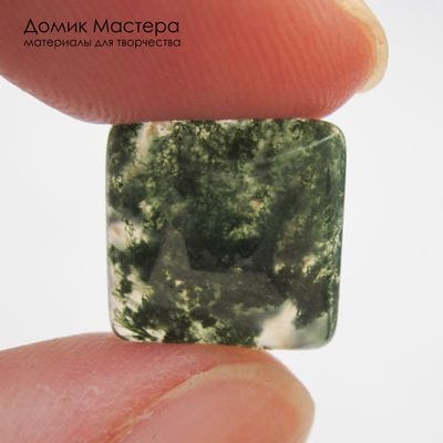 K-K-002258 - агат индийский, кабошон,  натуральный камень, 12х12х4мм