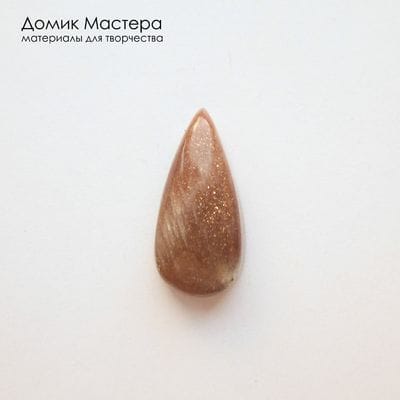 K-K-002264 - солнечный камень, кабошон,  натуральный камень, Африка, 20х10х6мм