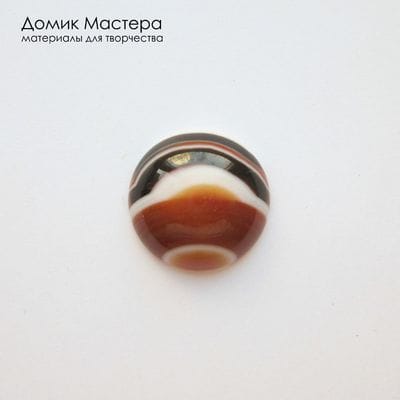 K-K-002267 - агат, кабошон,  натуральный камень,  тонирован, 20х7мм
