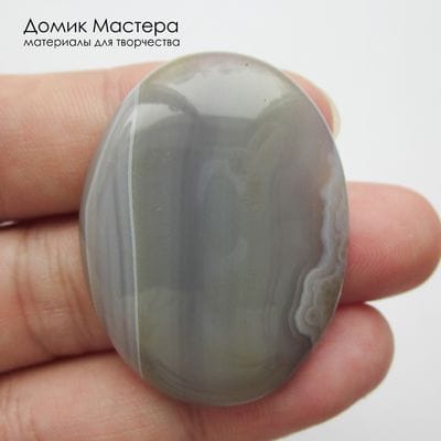 K-K-002274 - агат, кабошон,  натуральный камень,  Ботсвана, 39х30х6мм