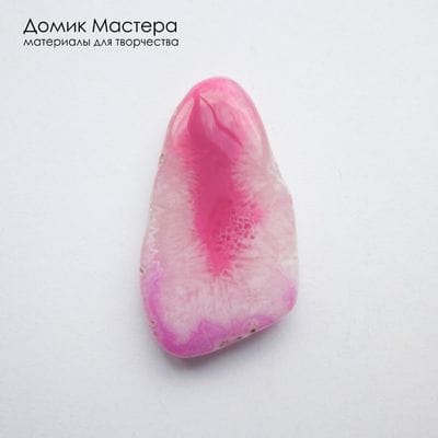 K-K-002300 - кварц, кабошон, натуральный камень,  тонирован, 35х20х6мм