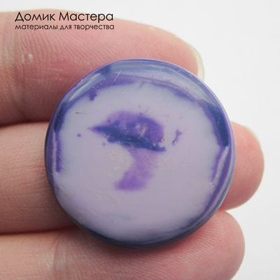 K-K-002301 - кабошон, ювелирный пластик, 24х4мм