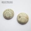 K-K-002309 - коралл, пара кабошонов, натуральный камень,  16х4мм