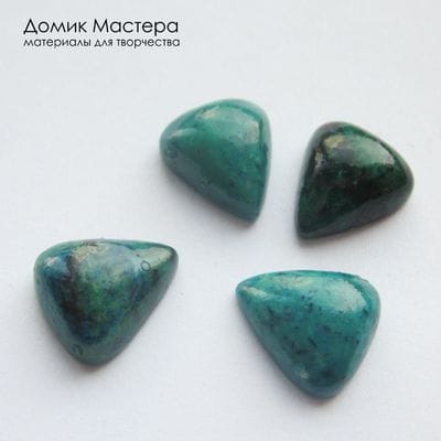 K-K-002312 - набор кабошонов, ювелирный пластик, 12х11х5мм