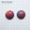 K-K-002313 - пара кабошонов, ювелирный пластик, 15х5мм