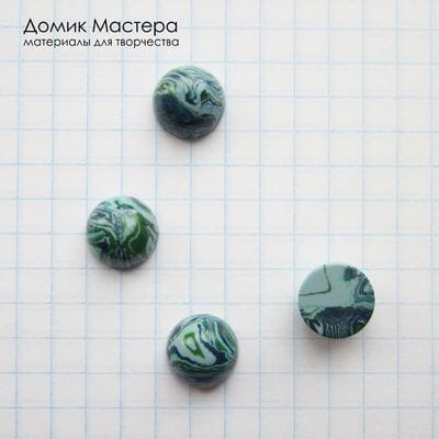 K-K-002324 - набор кабошонов, акрил, 10х5мм, набор из 4-х шт.