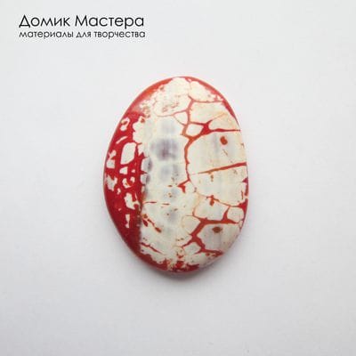 K-K-002362 - агат, кабошон, натуральный камень, тонирован, месторождение - Индия, 39х29х7мм