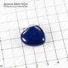K-Kul-000769 - агат, подвеска, тонирован, сердце, 25х24х9мм