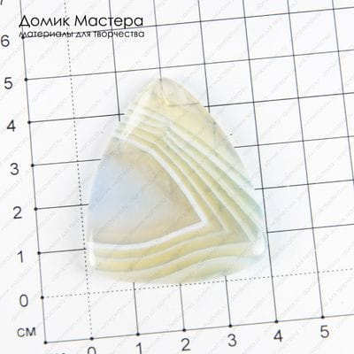 K-Kul-000780 - агат. подвеска, натуральный камень, полупрозрачный,  Африка,  48х40х5мм