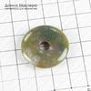 K-Kul-000783 - агат индийский, подвеска, двусторонняя, натуральный камень, 30х5мм