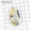 K-Kul-000786 - агат, подвеска, натуральный камень, Африка, 55х30х6мм
