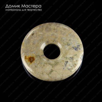 K-Kul-000790 - коралл окаменелый, подвеска, натуральный камень, 45х6мм