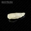 K-Kul-000795 - кристалл кварца, подвеска, натуральный камень, фриформ,  титановое напыление цвета перламутра, 37х20х12мм