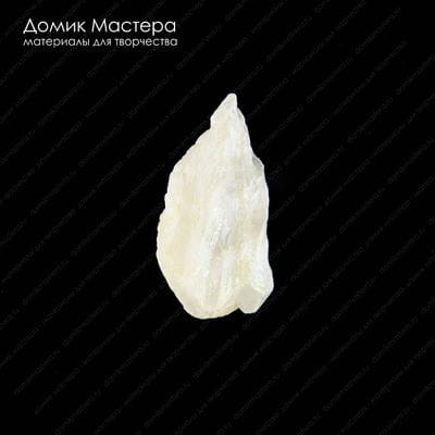 K-Kul-000795 - кристалл кварца, подвеска, натуральный камень, фриформ,  титановое напыление цвета перламутра, 37х20х12мм