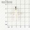K-Kul-000796 - кварц, подвеска, натуральный камень, с бейлом, камень: 26х18х5мм