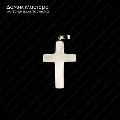 K-Kul-000797 - кварц, подвеска, натуральный камень, с бейлом, камень: 27х18х5мм